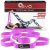 Yoga EVO Yoga Band with Loops for Stretching, Hamstring Stretcher Straps for Dance and Ballet Purple Pink